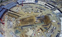 Vídeo do progresso da construção da nova sede da Apple