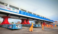 Transporte e Montagem de Passagem Pedonal Metálica