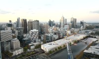 Construção de Estação Ferroviária em Melbourne