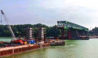 Reconstrução de ponte metálica em Bratislava